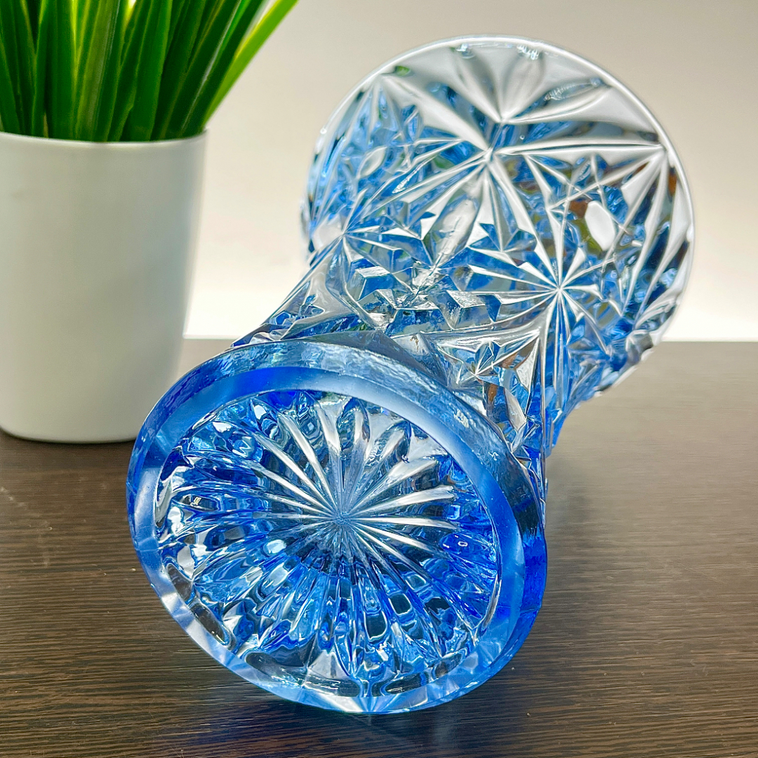 Ваза, купоросное массивное стекло. Картинка 6