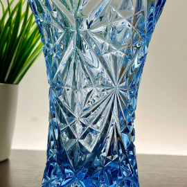 Ваза, купоросное массивное стекло. Картинка 2