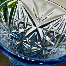 Ваза, купоросное массивное стекло. Картинка 3