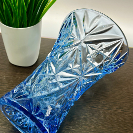 Ваза, купоросное массивное стекло. Картинка 5