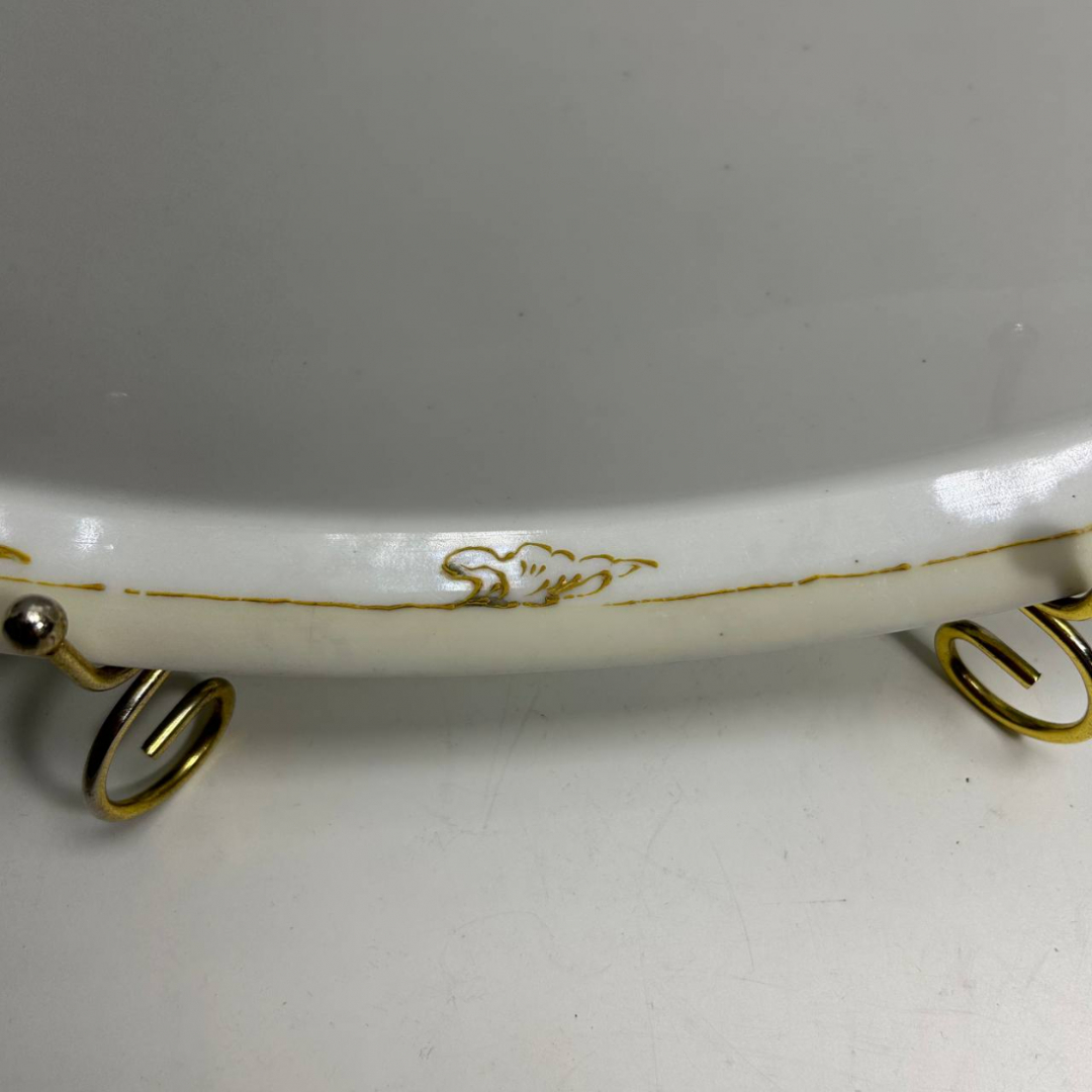 Блюдо Гарднер Ф.Я. Императорская Россия до 1917г. Фарфор рельефный с ручной росписью. Антиквариат. Картинка 6