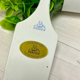 Лопатка для подачи MPM Saxonia 1990-1999гг. Гарантия, Чистая ручная работа. Фарфор, деколь, золото. Картинка 4