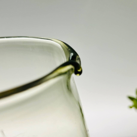 Кувшин из цитринового (желтого) стекла. Винтаж УССР. Картинка 4