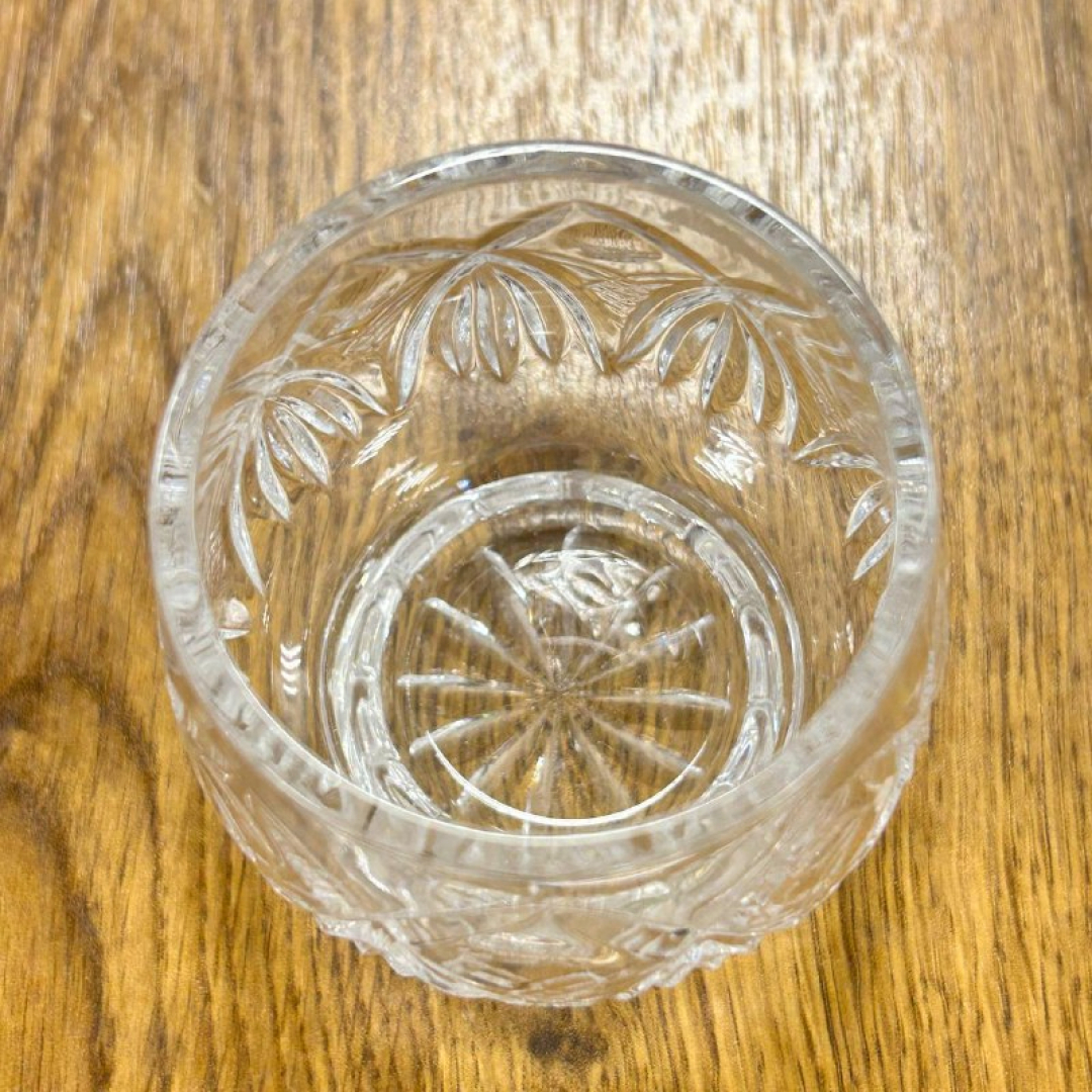 Набор широкий стопок из хрусталя в пресс-форме. Винтаж, СССР. Цена за 6шт. Картинка 6