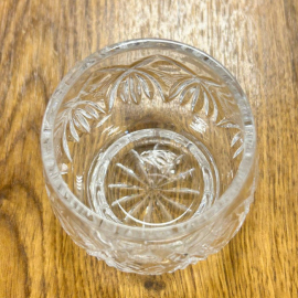 Набор широкий стопок из хрусталя в пресс-форме. Винтаж, СССР. Цена за 6шт. Картинка 6