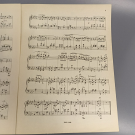 Книга «Вальс для фортепиано», 6 страниц, 1963г.. Картинка 5