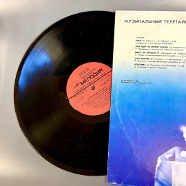Пластинка "Музыкальный телетайп-3" издательство: Мелодия 1987г.. Картинка 4