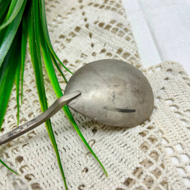 Сервировочная ложка с кольцами. Таллинн ПО "Ювээл", серебро 916пр. Маркировка, клеймо, вес 54,5г.. Картинка 5