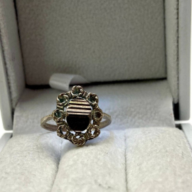 Кольцо серебро 925 пр., Турция, вес 2,2г., размер 18,5. Клеймо.