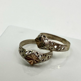 Кольцо серебро 925 пр., Турция, вес 1,7г., размер 19. Клеймо.. Картинка 3