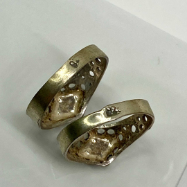 Кольцо серебро 925 пр., Турция, вес 1,7г., размер 19. Клеймо.. Картинка 4