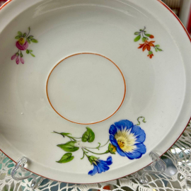 Чайная пара Meissen Германия. Фарфор, ручная роспись ав. Muller Jehmlich. Винтаж. Картинка 4