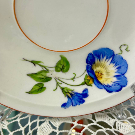 Чайная пара Meissen Германия. Фарфор, ручная роспись ав. Muller Jehmlich. Винтаж. Картинка 6