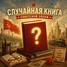 Случайная книга Советской эпохи из СССР до 1991 года