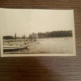 Старинная открытка ГДР с видом городов
