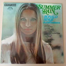 Винтажная виниловая пластинка LP Ronald Binge and His Orchestra Summer Rain (Чехословакия 1985)