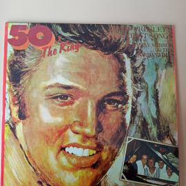 Винтажная виниловая пластинка LP Danny Mirror and The Jordanaires 50 X The King Elvis Presley Greate