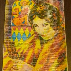 Переливной стереокалендарик СССР: Осенние колокола, 1981 год