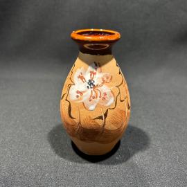 Ваза подбукетник "Сакура", керамика, роспись, винтаж, СССР