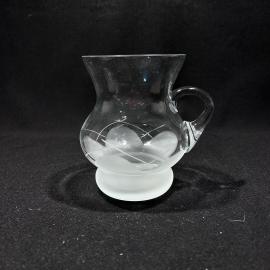 Кувшинчик "Весна", стекло, матирование, винтаж, СССР