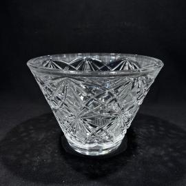 Ваза салатник "Кружево", Дятьковский ХЗ. хрусталь, винтаж, СССР