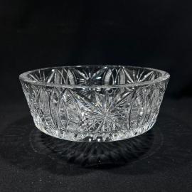 Ваза салатник фруктовница "Подсолнух" хрусталь, винтаж, СССР