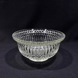 Ваза салатник "Круги" Уршельский СЗ, стекло, винтаж, СССР