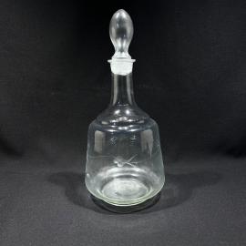 Штоф "Вишенка" стекло, 1960-е, винтаж ,СССР