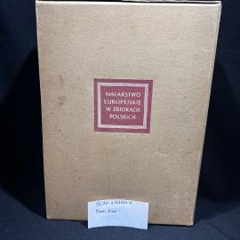 Книга "Malarstwo Europejskie W Zbiorach Polskich" , Польша, 1955 год, винтаж