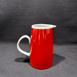 Молочник "Терракот", фарфор, крытье, LICHTE, ГДР, винтаж