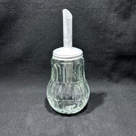 Сахарница "Узор", стекло, металл, винтаж, СССР