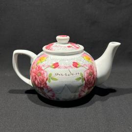 Чайник "Сад", Rosenberg, Германия, фарфор, деколь, винтаж