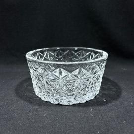 Ваза салатник Ромбы 15 см хрусталь винтаж СССР