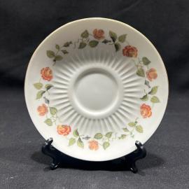 Блюдце 13 см Индийская роза WEDGWOOD винтаж Англия