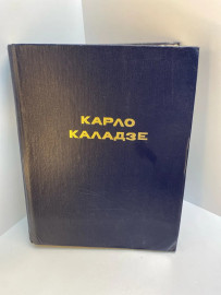 Книга Карло Каладзе 598