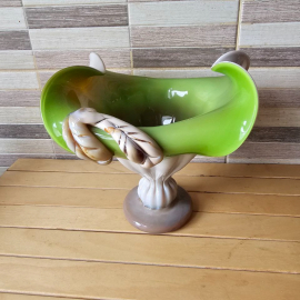 Вазочка стекло, СССР, 1985 год.