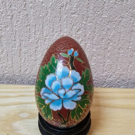 ЯЙЦО КЛУАЗОНЕ СТАРыЙ КИТАЙ 1985 ГОД