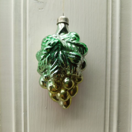 Игрушка ёлочная СССР "Виноградная лоза"