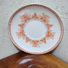 Блюдце из сервиза "Фриз",ЛФЗ, СССР , 1970-1991гг.