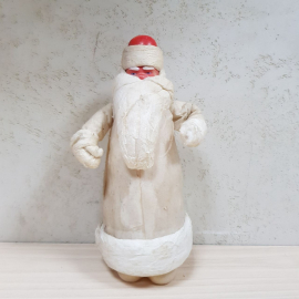 Дед Мороз пластмасса вата винтаж СССР