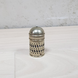 Солонка Англия с синим стеклом