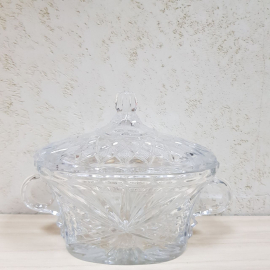 Хрустальная сахарница, СССР.