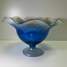 Винтаж: Креманки из кобальтового стекла, Первомайский СЗ