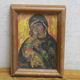 Икона Владимирской Божьей Матери,12 век.