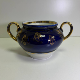 Сахарница, СССР, кобальт, фарфор