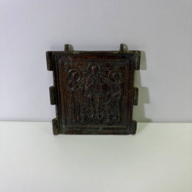 Икона старинная складная