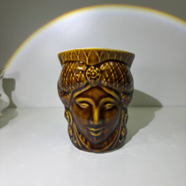 Кружка винтажная "Шамаханская царица", фаянс, СССР.