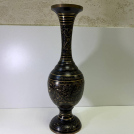 Индийская латунная ваза