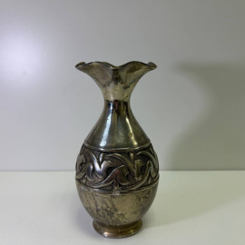 Вазочка старинная металлическая